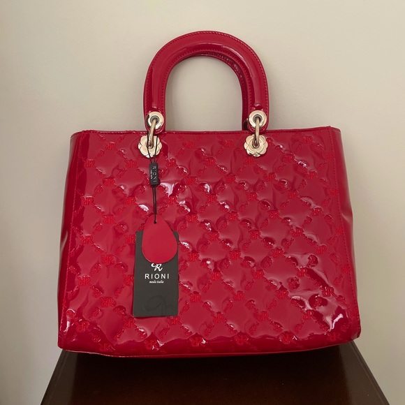 Rioni Handbags - Rioni Moda Italia Purse | The Zoey Tote (Red)